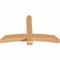 Ekena Millwork Bellingham Timber Gable Bracket, Western Red Cedar, 60"W x 38"H x 5 1/2"D x 5 1/2"F, 15/12 Pitch GBW060X38X0606BEL00SWR - alternate 5
